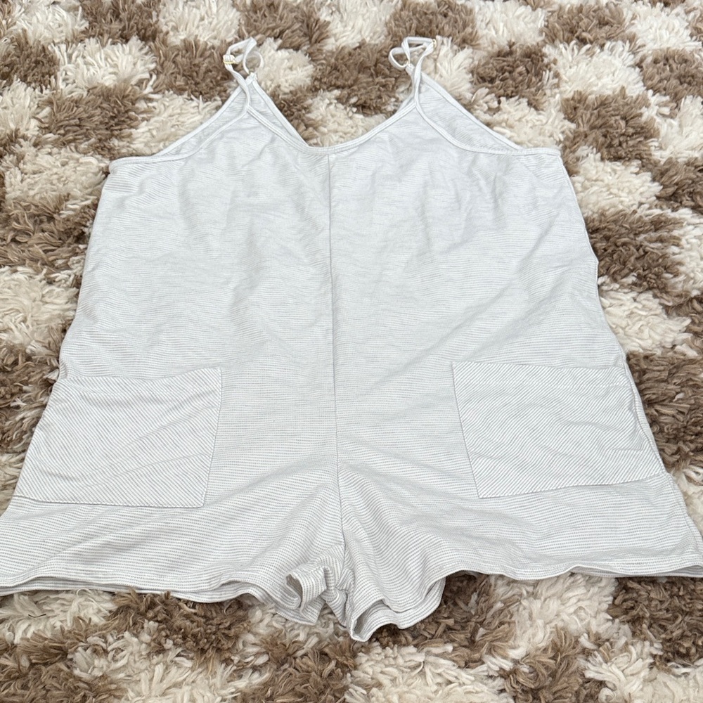 Manduka Light Gray Jumpsuit